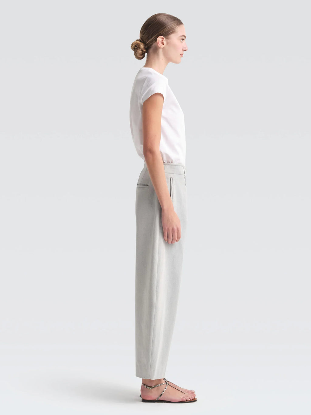 Ellie Denimhose im Barrel-Schnitt aus gewaschenem Denim – Produktbild 3