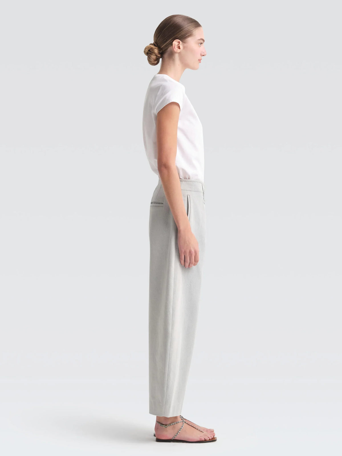 Ellie Denimhose im Barrel-Schnitt aus gewaschenem Denim – Produktbild 3