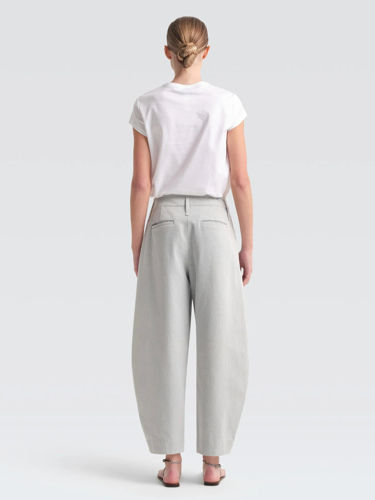 Ellie Denimhose im Barrel-Schnitt aus gewaschenem Denim – Produktbild 4