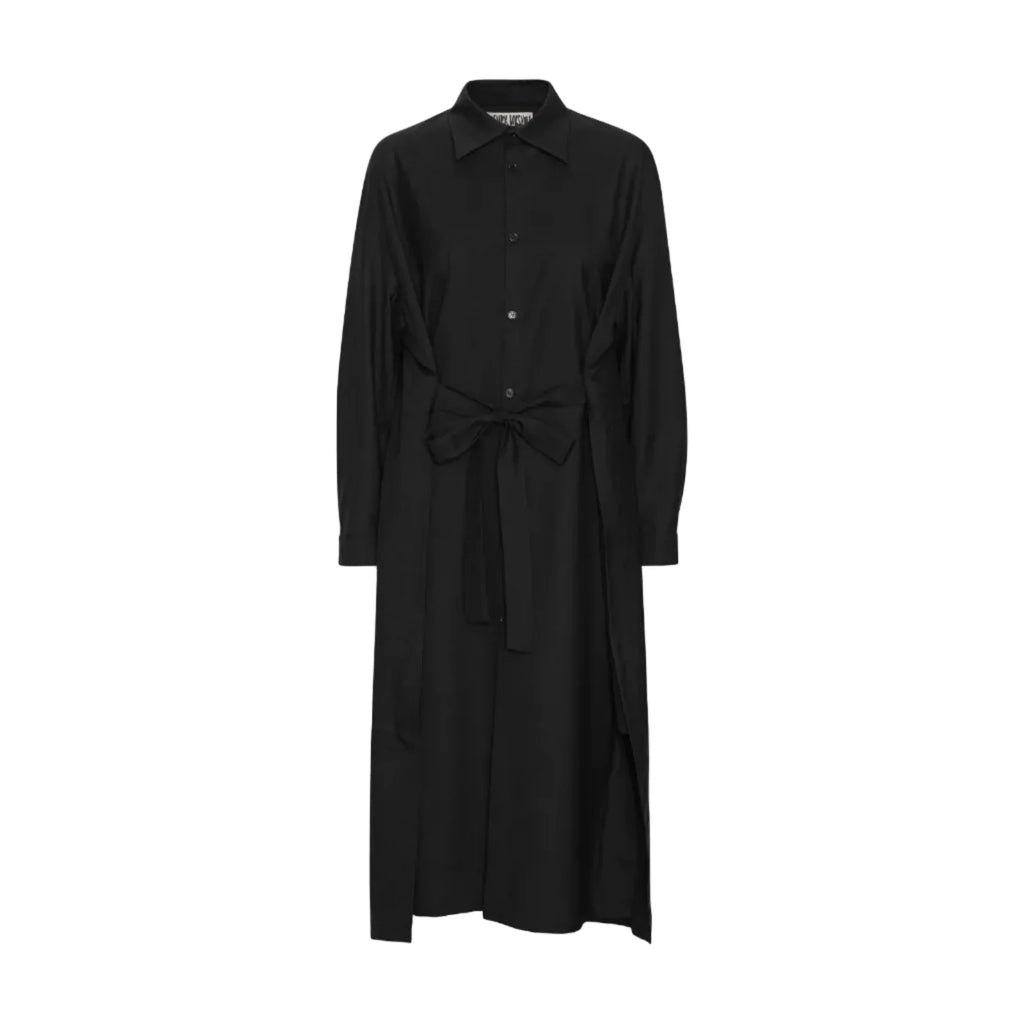 Love You langes Hemdkleid aus Wolle mit Tailliergürtel – Produktbild 1