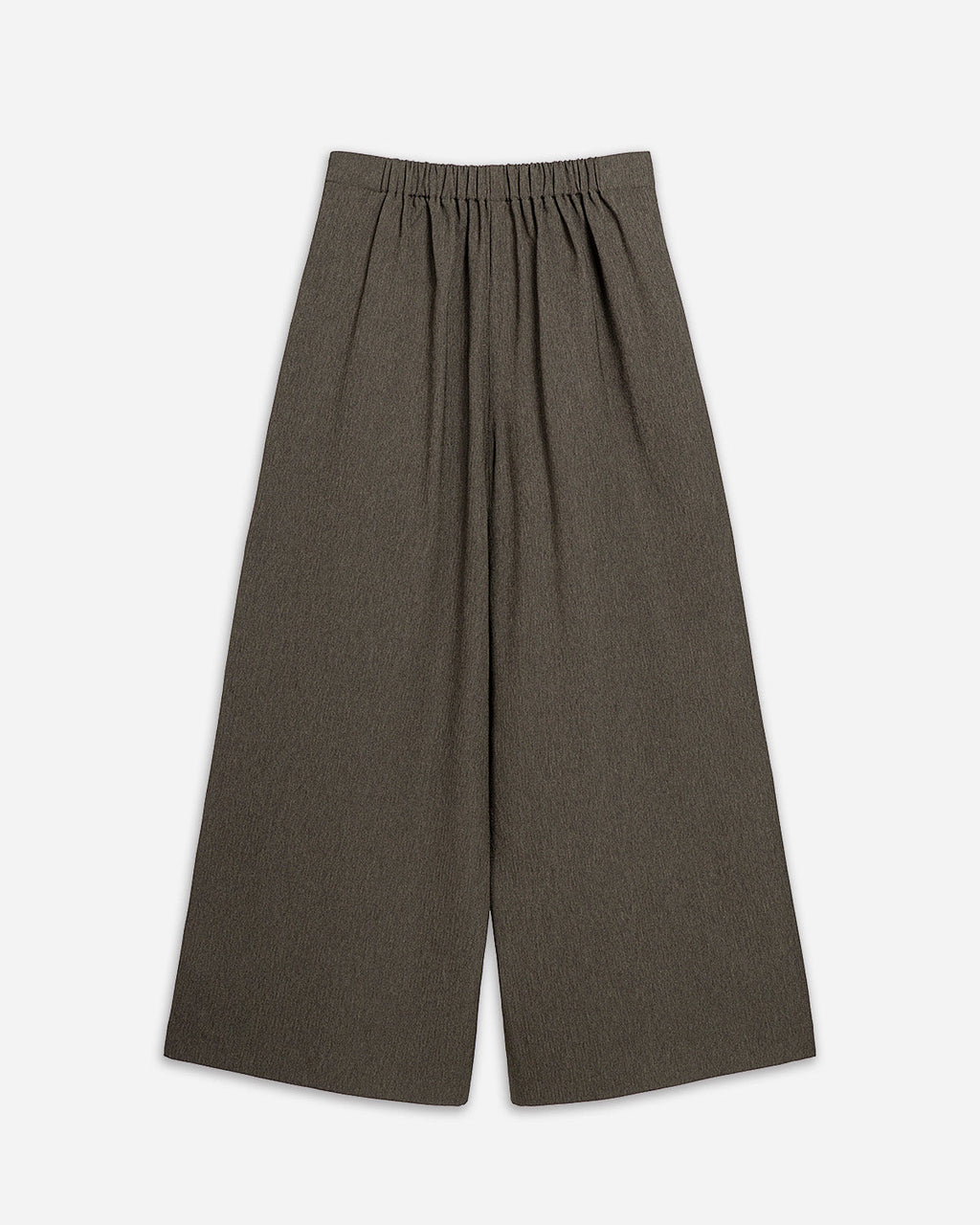 Baggy Damenhose mit hoher Taille und Bundfalten aus Fischgrät – Produktbild 6