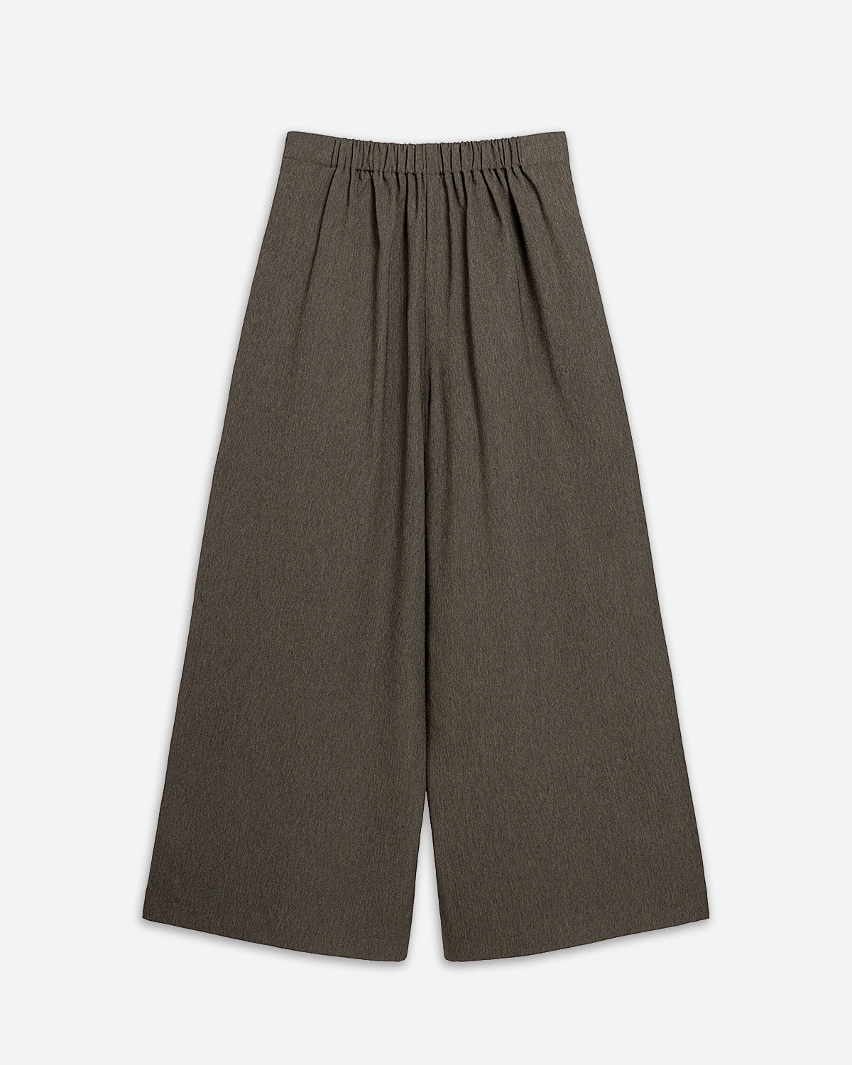 Baggy Damenhose mit hoher Taille und Bundfalten aus Fischgrät – Produktbild 6